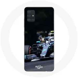 Coque pour Samsung Galaxy A71 Formule 1 Valtteri Bottas Pilote automobile F1 Noir Maniacase pas cher