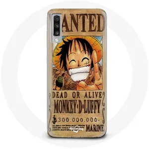 Coque pour Samsung Galaxy A50 One Piece Manga Luffy affiche de recherche Maniacase pas cher
