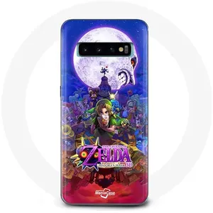 Coque pour Samsung Galaxy s10 edge La légende du Masque de Majora Zelda Jeux Vidéo Maniacase pas cher