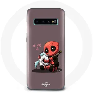 Coque pour Samsung Galaxy s10 edge DeadPool Unicorn Licorne Maniacase pas cher