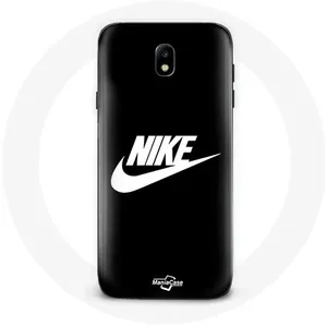 Coque pour Samsung Galaxy S4 Nike Logo blanc fond Noir Maniacase pas cher