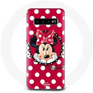 Coque pour Samsung Galaxy s10 edge Minnie Mouse Dessin animé Rouge Maniacase pas cher