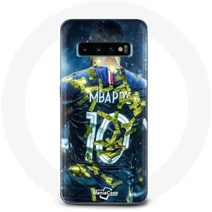 Coque pour Samsung Galaxy s10 edge Mbappé Foot Maniacase pas cher