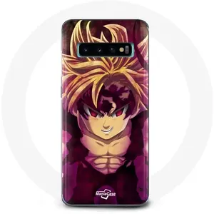 MANIACASE Coque pour Samsung Galaxy s10 edge Manga Seven deadly sins Demon pas cher