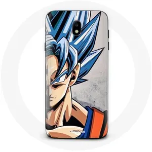 Coque pour Samsung Galaxy S4 Anime Dragon Ball Goku Cheveux bleu Maniacase pas cher