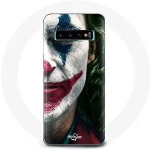 Coque pour Samsung Galaxy s10 edge Joker Moitié visage Maniacase pas cher