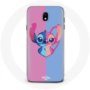 Coque pour Samsung Galaxy S4 Stitch et angel bleu rose Maniacase pas cher