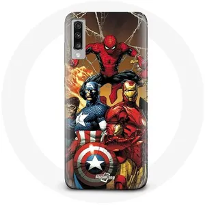 Coque pour Samsung Galaxy A50 Avengers invaders Anciens soldats Maniac... pas cher