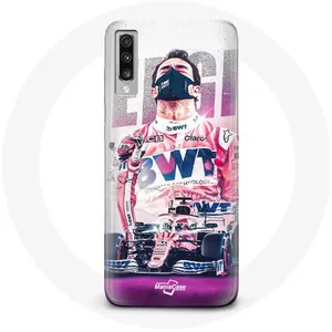 Coque pour Samsung Galaxy A50 Formule 1 Sergio Pérez Pilote automobile de F1 Maniacase pas cher
