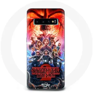 Coque pour Samsung Galaxy s10 edge Stranger Things Affiche Saison 2 Maniacase pas cher