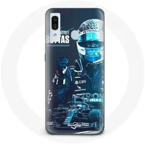 Coque pour Samsung Galaxy A30 Formule 1 Valtteri Bottas Pilote de F1 Noir Maniacase pas cher
