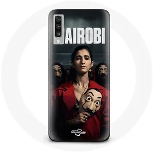 Coque pour Samsung Galaxy A50 La casa de papel Nairobi Saison 4 Maniacase pas cher