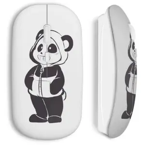 Souris Sans Fil Cute panda black white art Maniacase pas cher