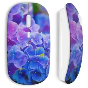 Souris Sans Fil Fleurs bleues Maniacase pas cher