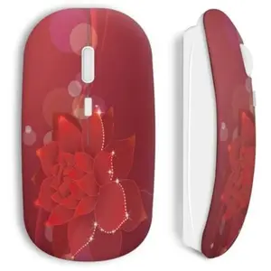 Souris Sans Fil Fleur rouge Maniacase pas cher
