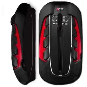 Souris Sans Fil Audi Rs V8 Moteur Noir Maniacase pas cher