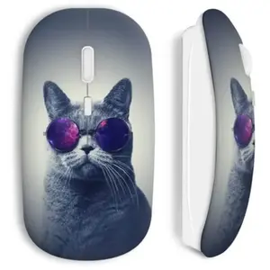 Souris Sans Fil Cat sun glasses Maniacase pas cher