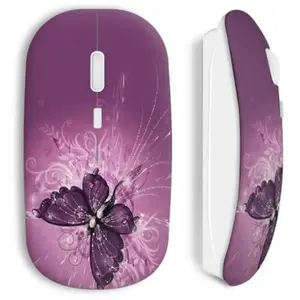 Souris Sans Fil Butterfly papillon fushia Maniacase pas cher