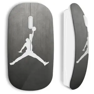 Souris Sans Fil Michael jordan basket logo white Maniacase pas cher