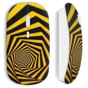 Souris sans Fil Spirale Jaune Noir Maniacase pas cher