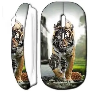 Souris Sans Fil Robot Tigre Blanc Maniacase pas cher