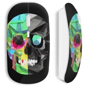 Souris sans Fil Tête de mort Biface Maniacase pas cher