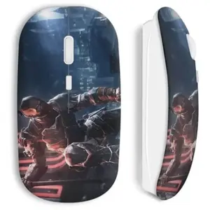 Souris Sans Fil Red Robot Above The City Maniacase pas cher