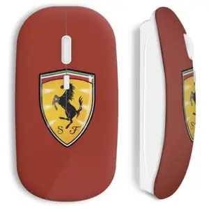 Souris Sans Fil Ferrari Logo Cheval Graphic Red Maniacase pas cher