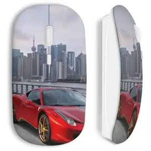 Souris Sans Fil Ferrari City Red Voiture Maniacase pas cher