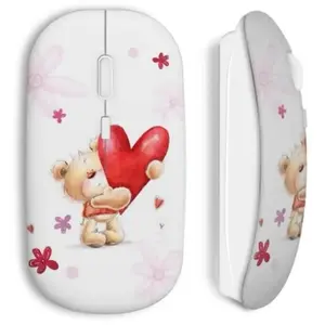 Souris Sans Fil Ourson Coeur Minion Maniacase pas cher