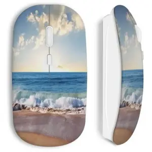 Souris sans fil Plage soleil Maniacase pas cher