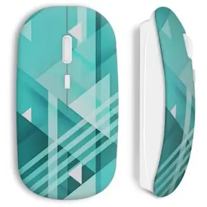 Souris sans fil Pixel design Bleu Clair Maniacase pas cher