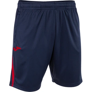 Short Joma Championship VII homme bleu - short football léger 100% polyester poches zippées