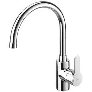 Mitigeur d’évier L20 chromé bec tube mobile - ROCA - A5A8409C0F pas cher