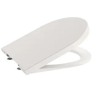Roca Inspira Ronde Toiletbril - Soft Close, Beige, Duroplast pas cher