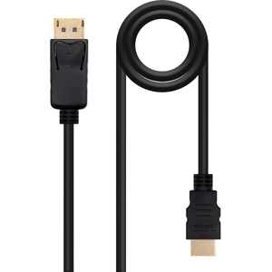 Adaptateur DisplayPort vers HDMI NANOCABLE 10.15.430 Noir pas cher