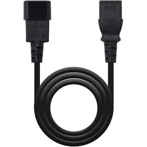 Câble Nanocable 10.22.0202 - 1,5m - Coupleur C14/C13 - Noir pas cher