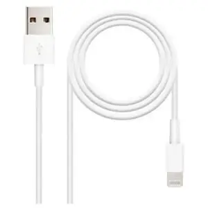 Câble Lightning NANOCABLE 10.10.0401 Blanc pas cher