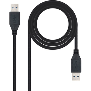 Nanocable Nano Cable 10.01.1001-BK - Câble USB 3.0, mâle-mâle, Noir, 1mts pas cher