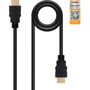 Câble HDMI avec Ethernet NANOCABLE 10.15.3602 2 m pas cher
