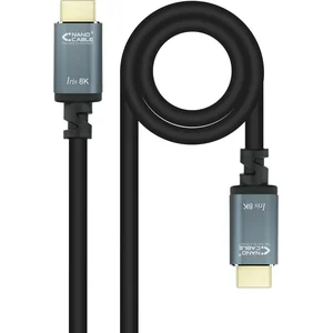 NANOCABLE 10.15.8002 Câble HDMI 2.1 Iris 8 K Noir 2 m pas cher
