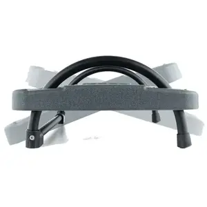TOOQ TQFR0601-G Repose-pieds réglable en inclinaison pour bureau et maison Surface antidérapante Gris pas cher