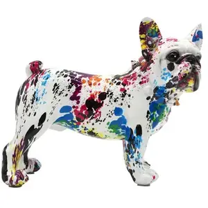 Origen Décoration En Résine Bouledogue Pop Art pas cher