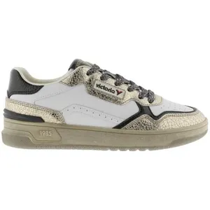 Baskets effet cuir métallisé femme Victoria C80 pas cher