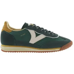 Baskets en nylon et cuir fendu femme Victoria Saturno pas cher