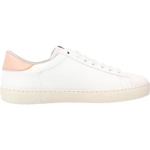 Victoria. - Baskets Basses À Lacets En Cuir Pour Femme 1126142 - Blanc pas cher