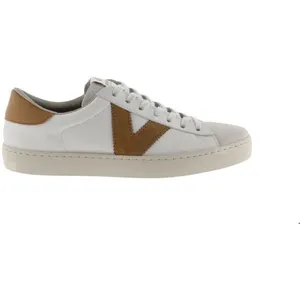 Victoria. - Baskets Basses À Lacets En Cuir Pour Femme 1126142 - Marron - 38 pas cher