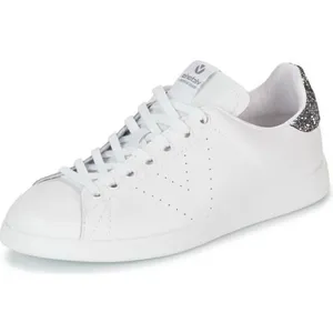 Baskets mode Iron femme Victoria - Cuir - Lacets - Blanc pas cher