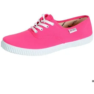 Victoria Tennis Anglaise Unisexe 1915 Toile & Lacets Blancs 106613 pour Adulte FUCSIA 37 pas cher