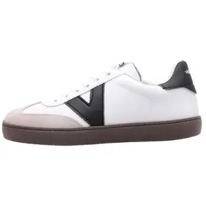 Victoria. - Basket Basse À Lacet À Semelles Marron Pour Femme - Blanc - 39 pas cher